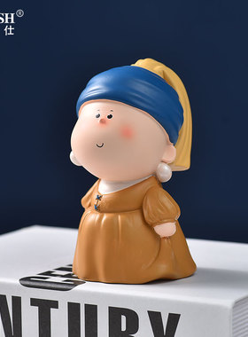 摆件美术系列家居珍珠耳环桌面