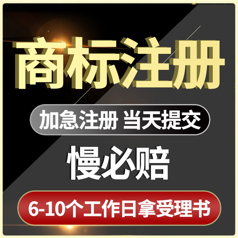 商标注册申请包通过加急转让代理个人公司著作权logo设计版权登记