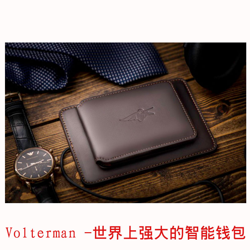 Volterman -强大的智能钱包全球GPS跟踪全球WiFi热点，防盗摄像头