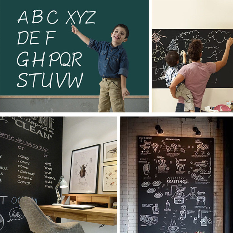 可移除不伤墙自粘可擦写墙贴小黑板贴儿童教学涂鸦白板贴写字家用,淘宝优惠券,粉丝福利购,淘宝优惠卷