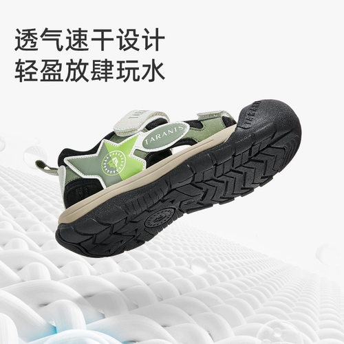 Летняя детская сумка для мальчиков, дорожная лента, спортивные сандалии, обувь