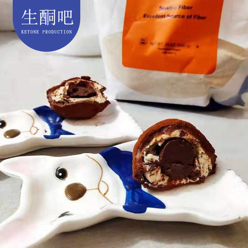 生酮吧麻薯巧克力奶酪球低碳水无麸质无面粉生酮饮食生酮控糖食品 - 图1