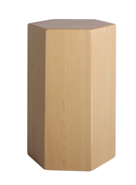 摆件多边体几何体实木摆件圆柱体六棱柱积木正方体切面体