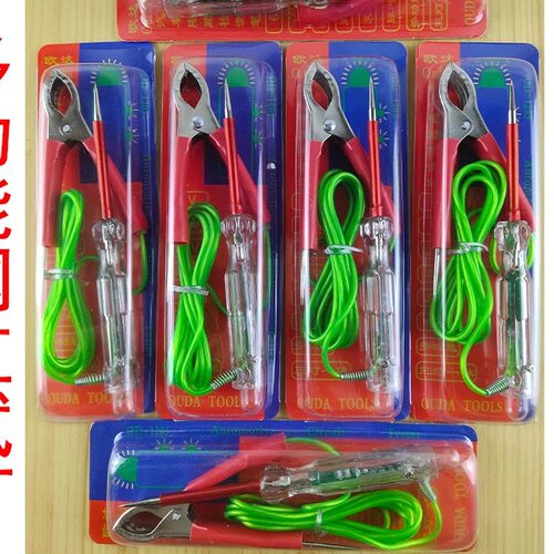 网红试灯检测灯汽修专用汽车电工多功能电笔12v/24v线路led试灯 - 图1