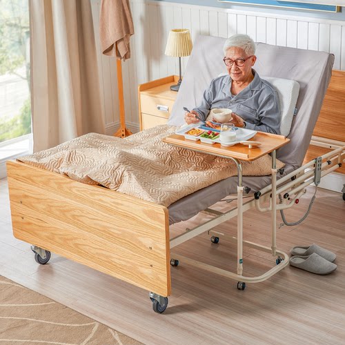 世道智能护理床家用多功能加宽老人电动床单人病床家庭康复升降床 - 图2