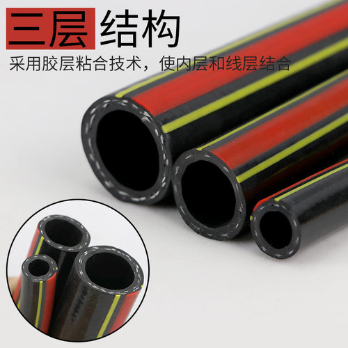 上野化学纤维编织气管PVC管高压工农业排给水管工程用塑料软管 - 图0