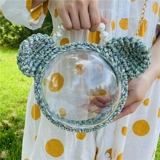 Вязаная сумка ручной работы, набор материалов, кролик, прозрачный ремешок для сумки, рюкзак, с медвежатами, «сделай сам»