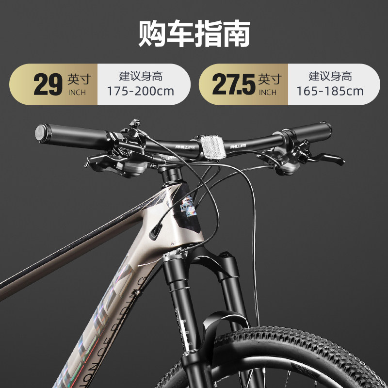 菲利普碳纤维山地车超轻禧玛诺前叉 phillips山地自行车