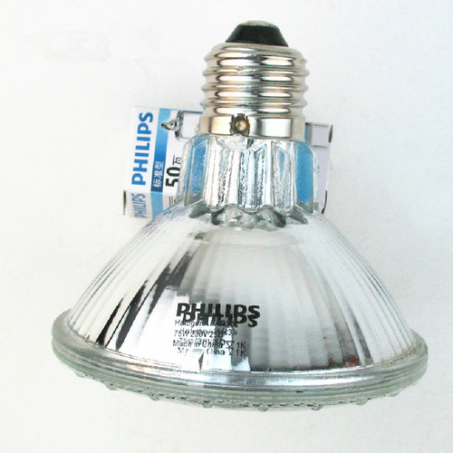 飞利浦卤素反光杯灯厚玻璃卤钨射灯 PAR30S 75W 25D 230V射泡E27-图0
