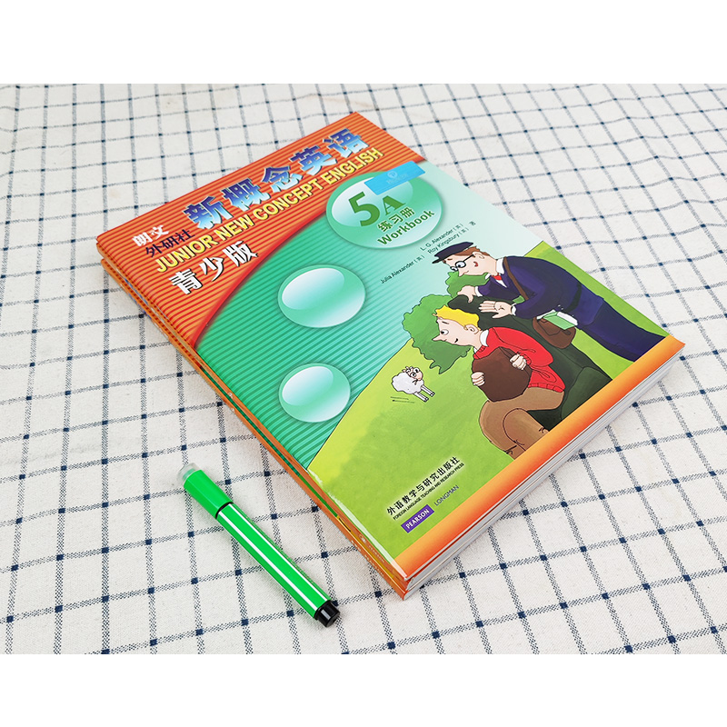 点读版新概念青少版学生用书5A5B学生用书+练习册DVDMP3全套四本 幼儿少儿小学生青少年英语入门教材培训辅导教材 少儿英语 - 图1