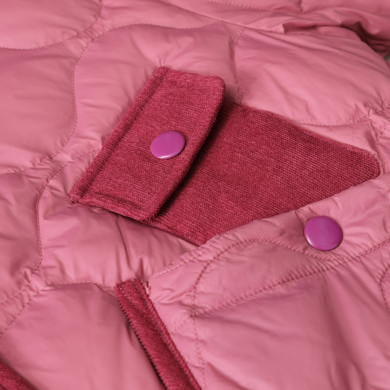 MOVEUP幻走2025冬季新款.FUN系列鸭绒小圆领拼接短款羽绒服女轻薄 - 图2