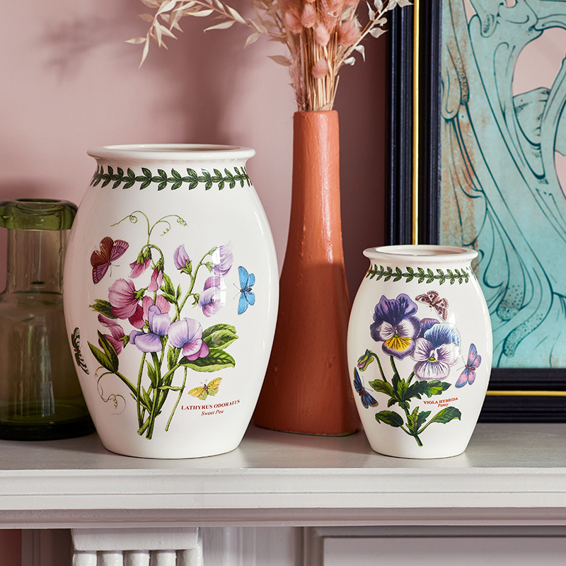 新款英国Portmeirion波特美林陶瓷大小花瓶花草园欧式客厅插花器 - 图1