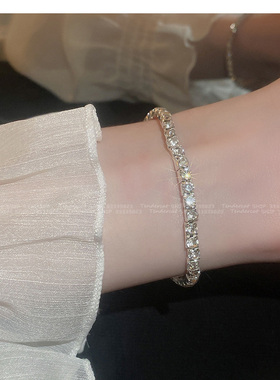 百搭水钻合金日韩可调节弹力