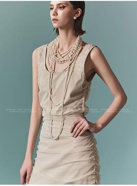 珍珠小香风多层九层三件套