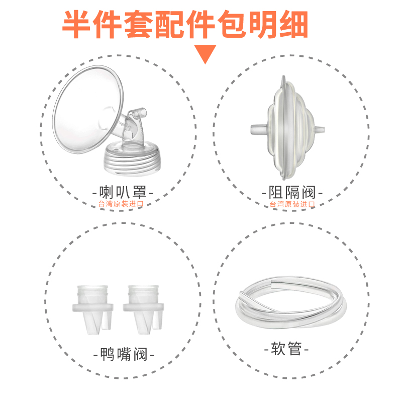 Maymom适配贝瑞克喜咪乐吸奶器配件喇叭罩s123S6大小贝贝电动配件-图0