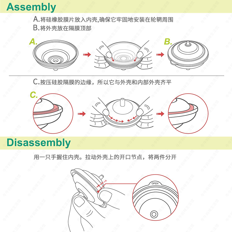 适配贝瑞克S1S2喜咪乐S3S6S5防回流阻隔阀电动吸奶器配件全系通用 - 图1