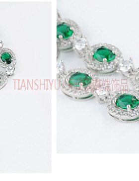 宝石新娘结婚晚礼服婚纱项链奢华