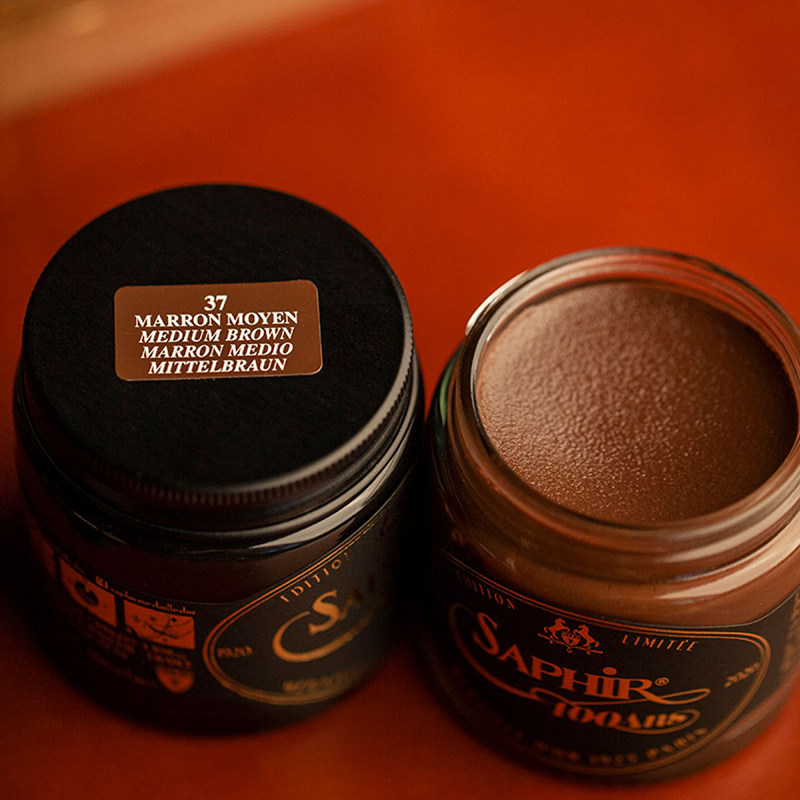 SAPHIR莎菲雅CREME 1925百年纪念款100ml 手工皮鞋进口护理油鞋油 - 图0