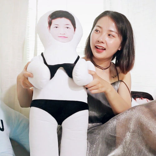 男朋友等身真人照片抱枕定制做人形玩偶创意生日情人节礼物送女生 - 图2