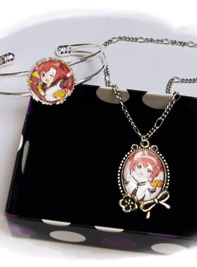 轻松百合摇曳百合动漫項鏈手镯