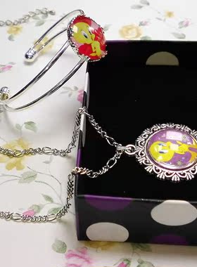 崔弟翠兒TWEETY卡通項鏈手镯