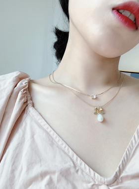 standii手作叠戴双层ins项链