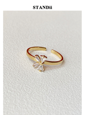 手作包金保色STANDii18K蝴蝶结