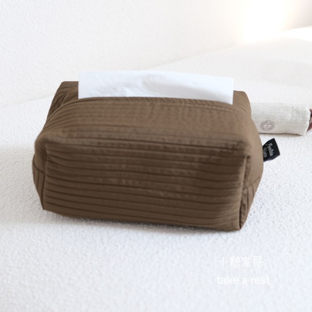 Tissue box fabric desktop storage paper box