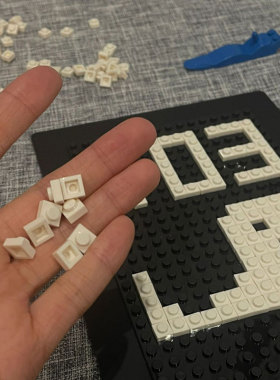 积木门牌手工拼装门牌diy装饰