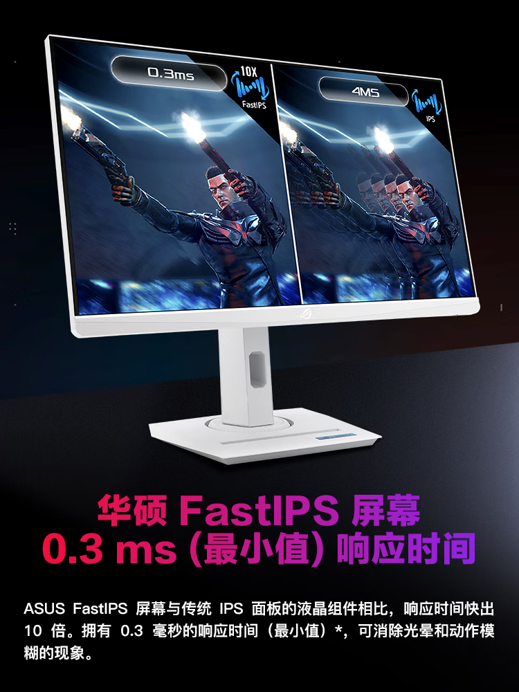 华硕ROG超梦PRO 25英寸XG259QNS-W IPS显示屏幕380Hz电脑显示器 - 图1