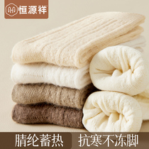 Constant Source Xiang Socks Female Autumn Winter Heaps Socks Socks Thickened Develed Warm Sleep Floor Midbarrel Moon Socks Winter Long Barrel