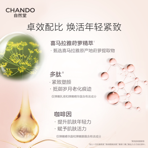 自然堂弹嫩紧致抗皱水乳精华眼霜护肤套装女保湿补水滋润滋养 - 图2
