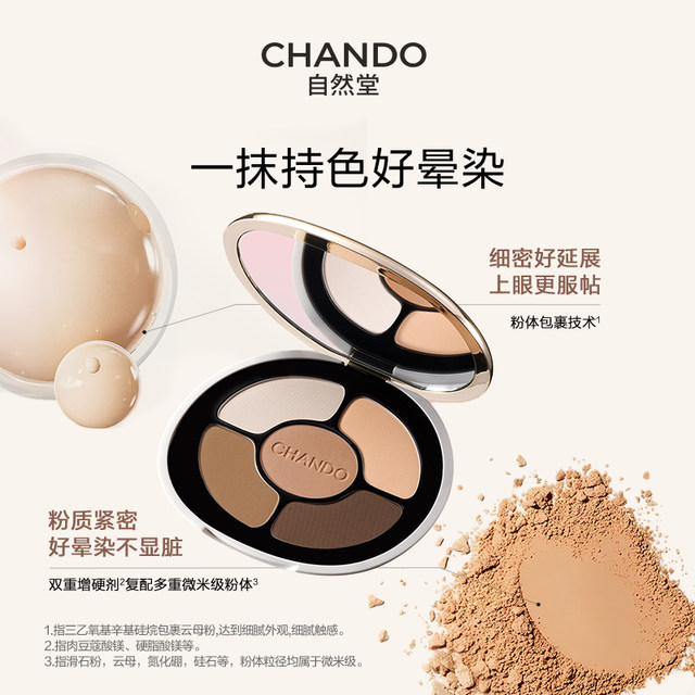 Palette eyeshadow smart ຫ້າສີຂອງ Zido ແມ່ນຫຼາກຫຼາຍຊະນິດແລະສາມາດໃສ່ໄດ້ໂດຍການປັດສີດຽວ.