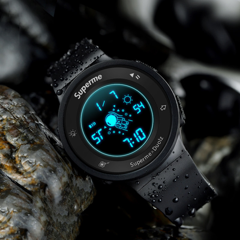 电子青少年初中学生潮流儿童手表 多伦兹国产腕表