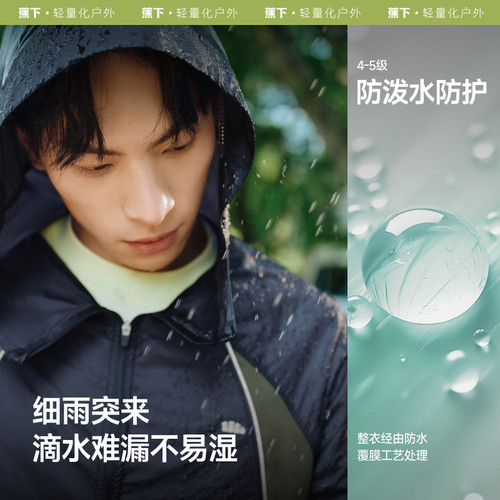 【蕉下专场】蕉下轻薄防水防晒衣男款WR938户外跑步骑行皮肤衣 - 图0