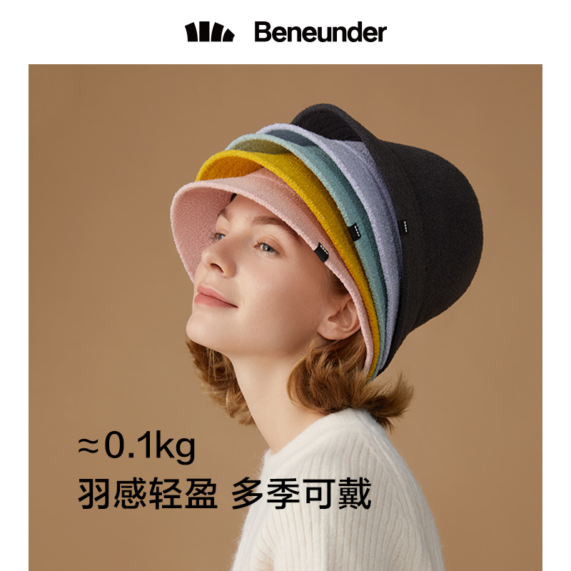 蕉下官方旗舰店蕉下防晒渔夫帽女盆帽秋冬百搭遮阳保暖新款太阳帽子1