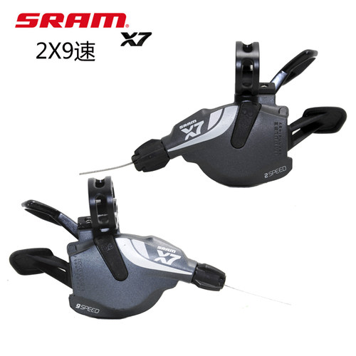 正品速联SRAM X5 X7 X9 9速10速指拨 左3速 右9速变速器 27速指拨 - 图3