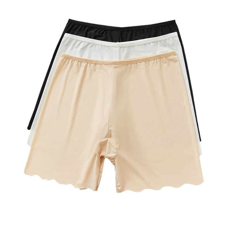 Leggings, trousers, silk protective underware, summer thin safe shorts, plus size