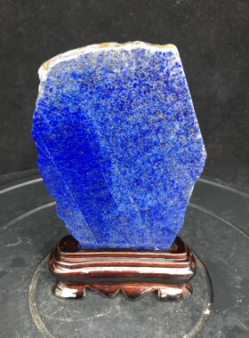 天然阿富汗青金石原石奇石收藏家居办公桌摆件书房客厅把件玄关