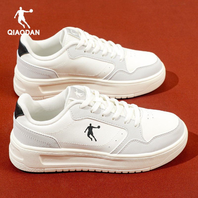 乔丹板鞋女鞋2026新款女士休闲鞋子粉色厚底滑板小白鞋百搭运动鞋,淘宝优惠券,粉丝福利购,淘宝优惠卷