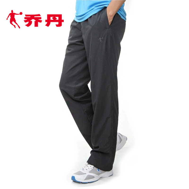 乔丹悠悠专卖店乔丹运动裤男秋季大码运动长裤宽松男裤夏季速干直筒休闲裤男裤子1