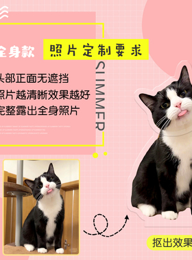 萌宠猫咪狗狗摇头桌面摆件定制
