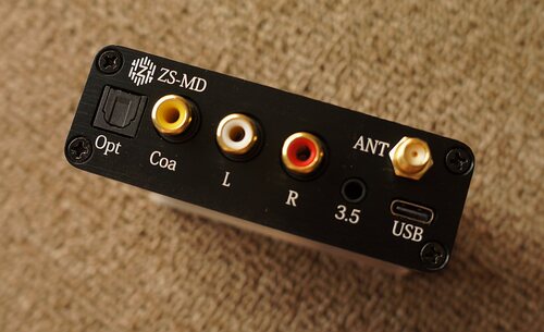 MD3 车载台式数字转盘HIFI DSD无损播放解码器 蓝牙 LDAC 小尾巴 - 图0