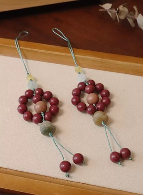 手工古法制作爆款天然合香珠挂件芳华菩提汽车挂包包挂