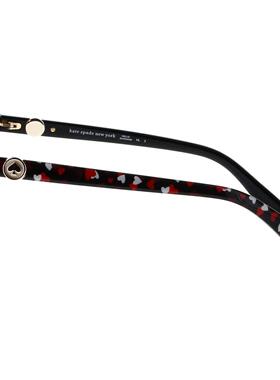 Kate Spade女士太阳眼镜黑色图案红色框架灰镜片AMIYAH 0F74
