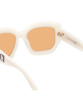 Emilio Pucci EP0211 21E白色蝶形太阳眼镜女54 20 140