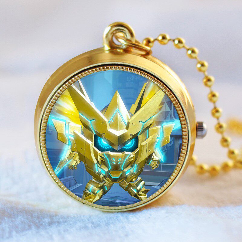 蛋仔派对手表周边音乐星企划精灵之声卡通旋转怀表翻盖男女学生