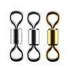 Stainless steel eight-character ring-rotation connector fishing accessories