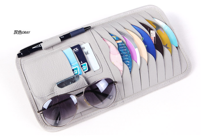 汽车专用收纳遮阳板cd夹多功能包车载CD套气车用品碟片遮阳板套,淘宝优惠券,粉丝福利购,淘宝优惠卷