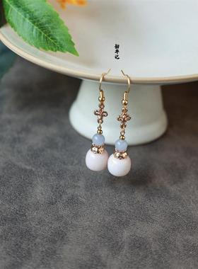 玉石汉服璎珞韶华记贝珠玉石项链